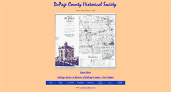 Desktop Screenshot of dupagehistory.org