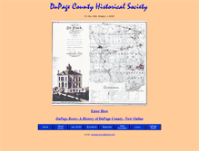 Tablet Screenshot of dupagehistory.org